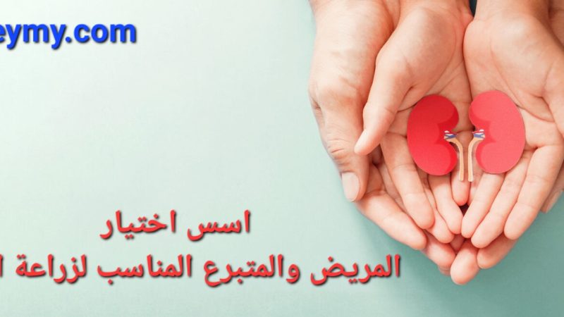 اسس اختيار المريض والمتبرع لزراعة الكلي لعملية ناجحة