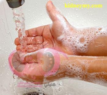 غسل اليدين الأيدي مصدر رئيسي لانتقال العدوى