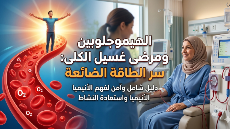 دليل شامل وآمن حول الهيموجلوبين ومرضى غسيل الكلى | سر الطاقة الضائعة