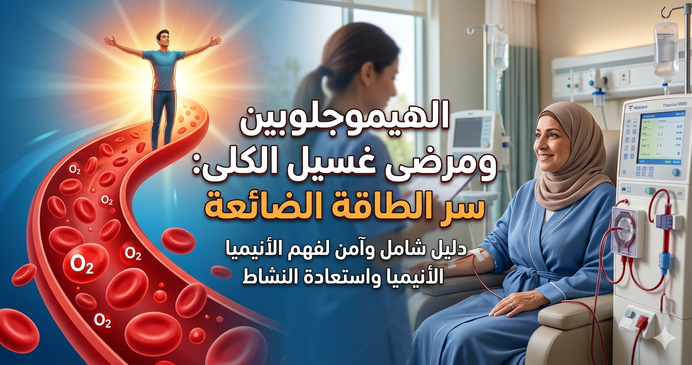 دليل شامل وآمن حول الهيموجلوبين ومرضى غسيل الكلى | سر الطاقة الضائعة