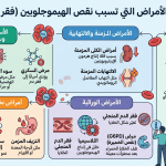 أمراض تسبب انخفاض الهيموجلوبين