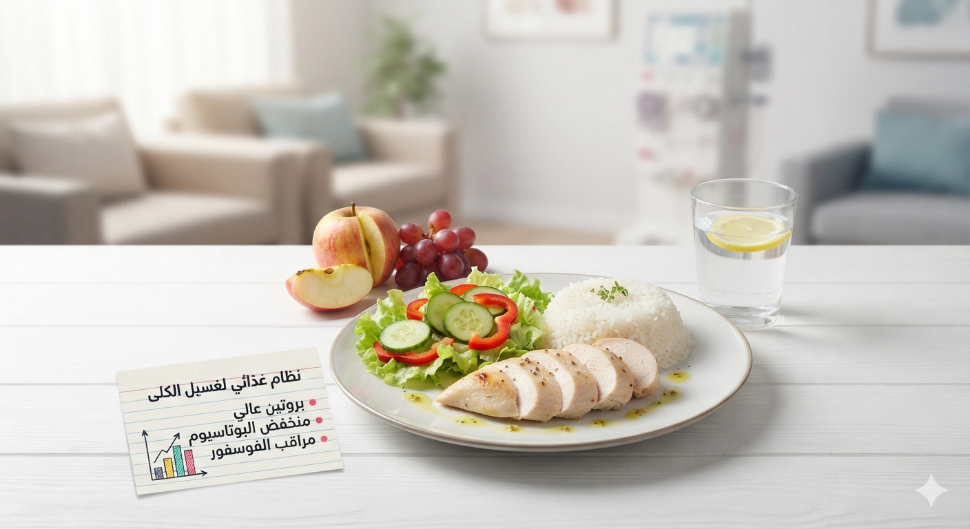 دليل أكل مريض غسيل الكلى بالتفصيل: كتالوج شامل بالمسموح والممنوع والبدائل الآمنة