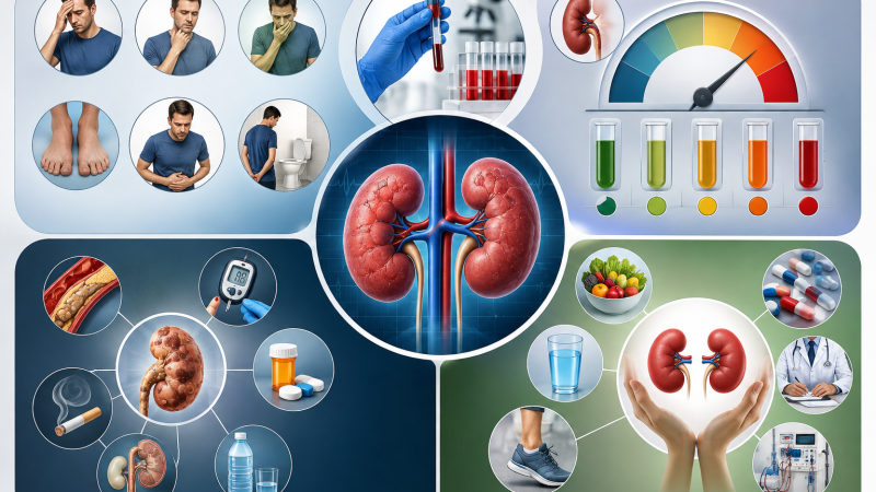 كيف أعرف أن الكرياتينين مرتفع؟ الأعراض والنسب والأسباب وأحدث طرق العلاج